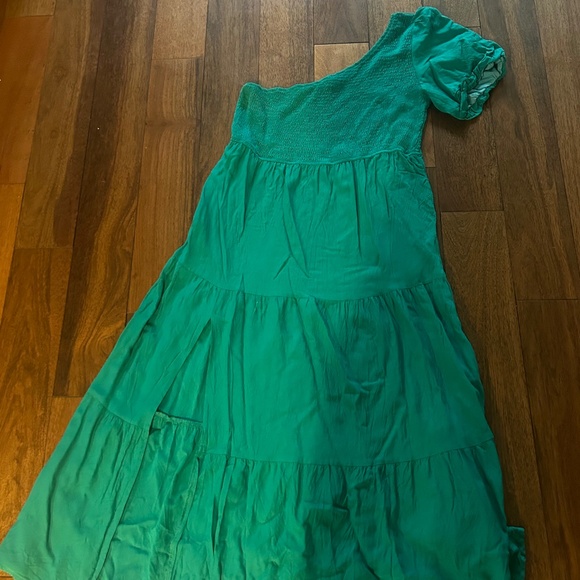 Bright and fun teal summer dress from Amazon - Picture 1 of 4